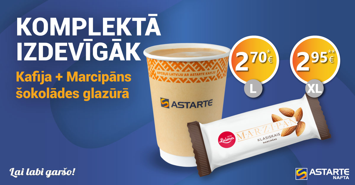 Kafija ar Marcipānu šokolādes glazūrā