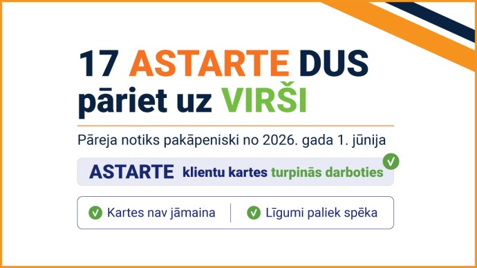 Informācija ASTARTE klientiem par izmaiņām degvielas uzpildes staciju tīklā